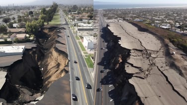 FOTOS: ¿Qué pasaría si ocurriera un gran terremoto por la falla de San Andrés, según la inteligencia artificial?