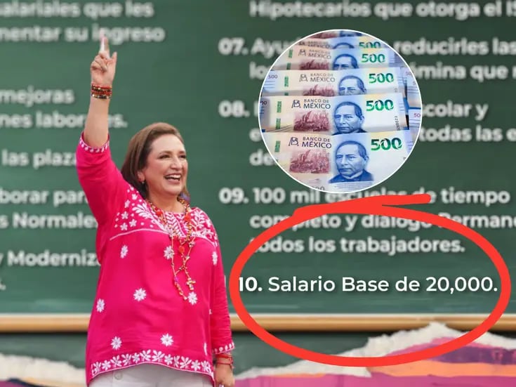 Xóchitl Gálvez promete salario base de 20 mil pesos para maestros