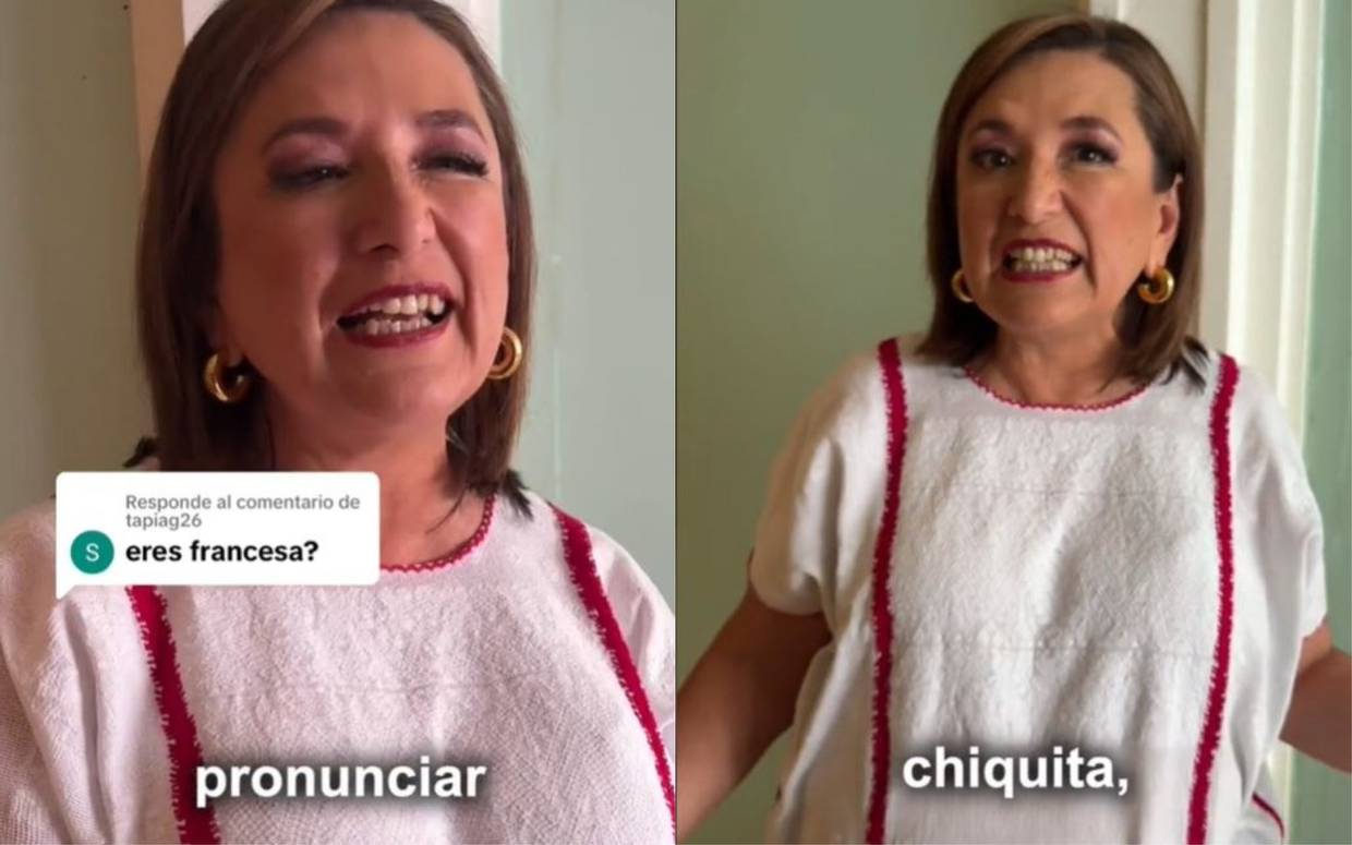 En un video publicado en sus redes sociales, la candidata presidencial del PRI, PAN y PRD, Xóchitl Gálvez, dijo que no podía pronunciar la letra "R" "porque así nació de chiquita".
