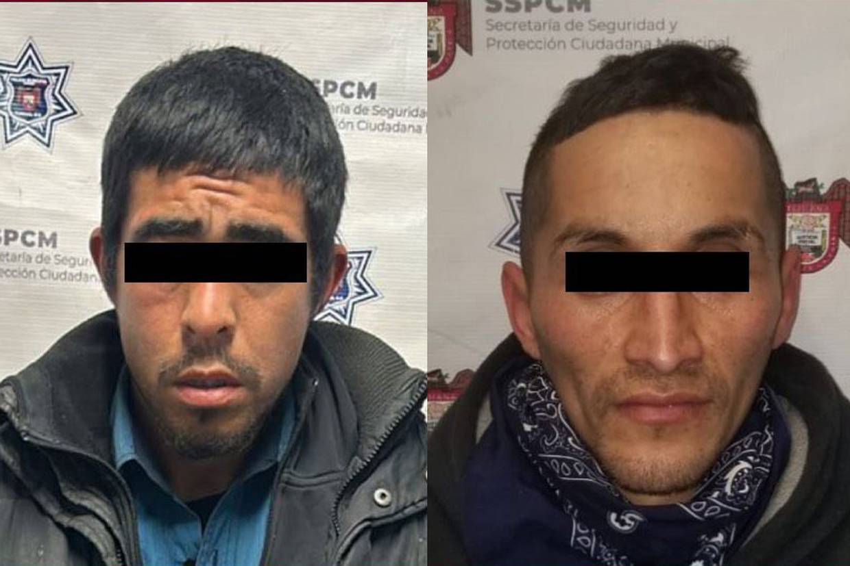 Los detenidos son Luis “N” y Miguel “N” ambos de 30 años.