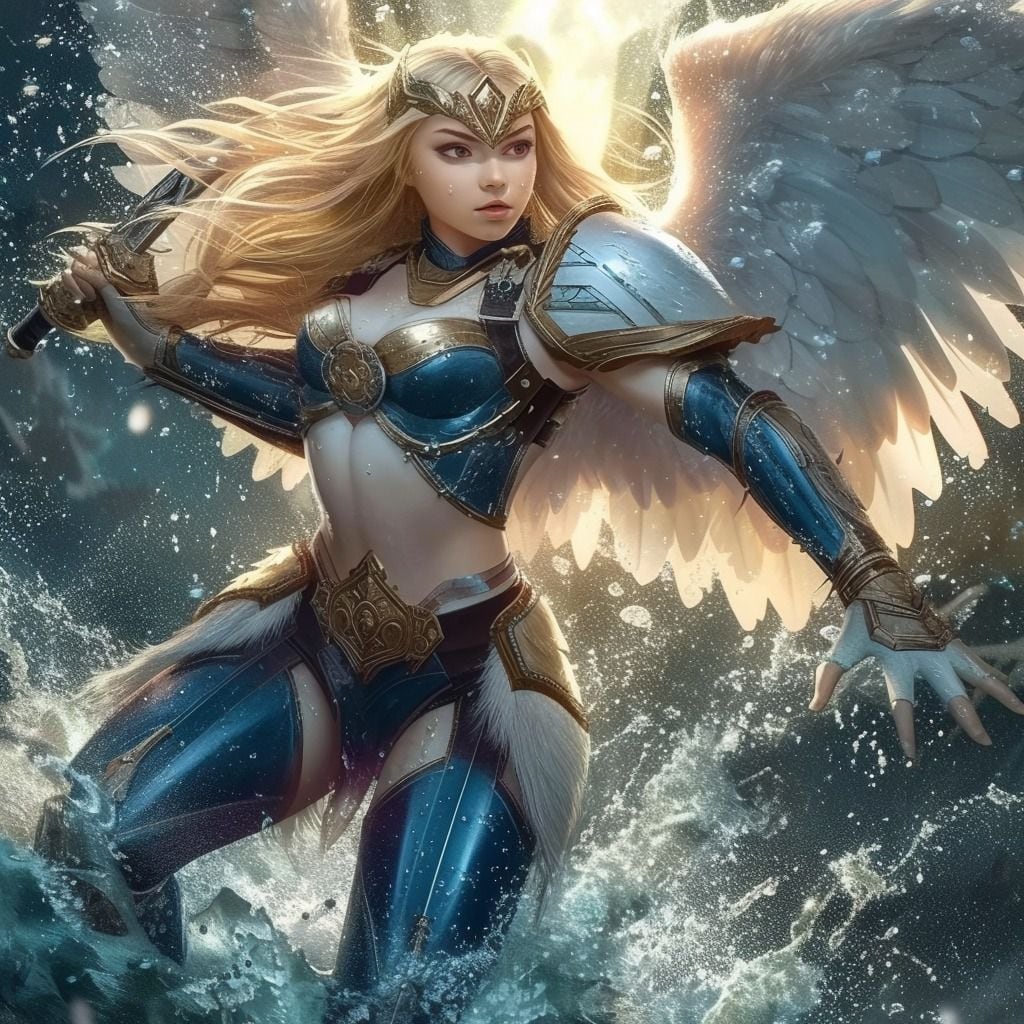 Descubre la versión reimaginada de Marin de Águila: hermosa, fuerte y lista para la acción en el mundo real según la IA.
