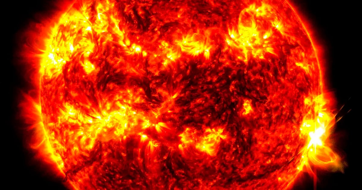 The Sun is releasing its biggest solar flare this Tuesday in nearly two decades  Mexico News |  News from Mexico