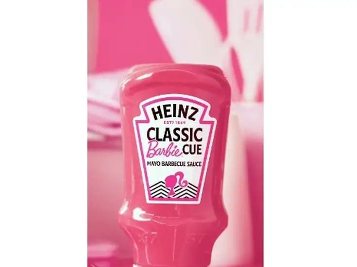 Heinz y Mattel crean salsa rosa inspirada  en la película  de Barbie