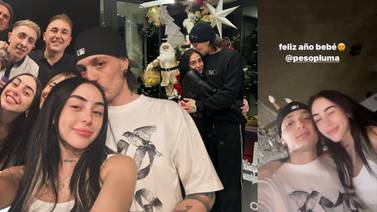 FOTOS: Peso Pluma y Nicki Nicole reciben el Año Nuevo en Argentina con "te amo" y "hambre de callar memes"