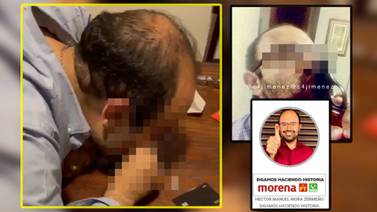 VIDEO: Difunden imágenes de Héctor Mora Zermeño, aspirante a Diputado, inhalando presunta cocaína y besando una pistola