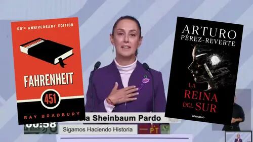 Sheinbaum recomienda libros a Xóchitl Gálvez durante debate