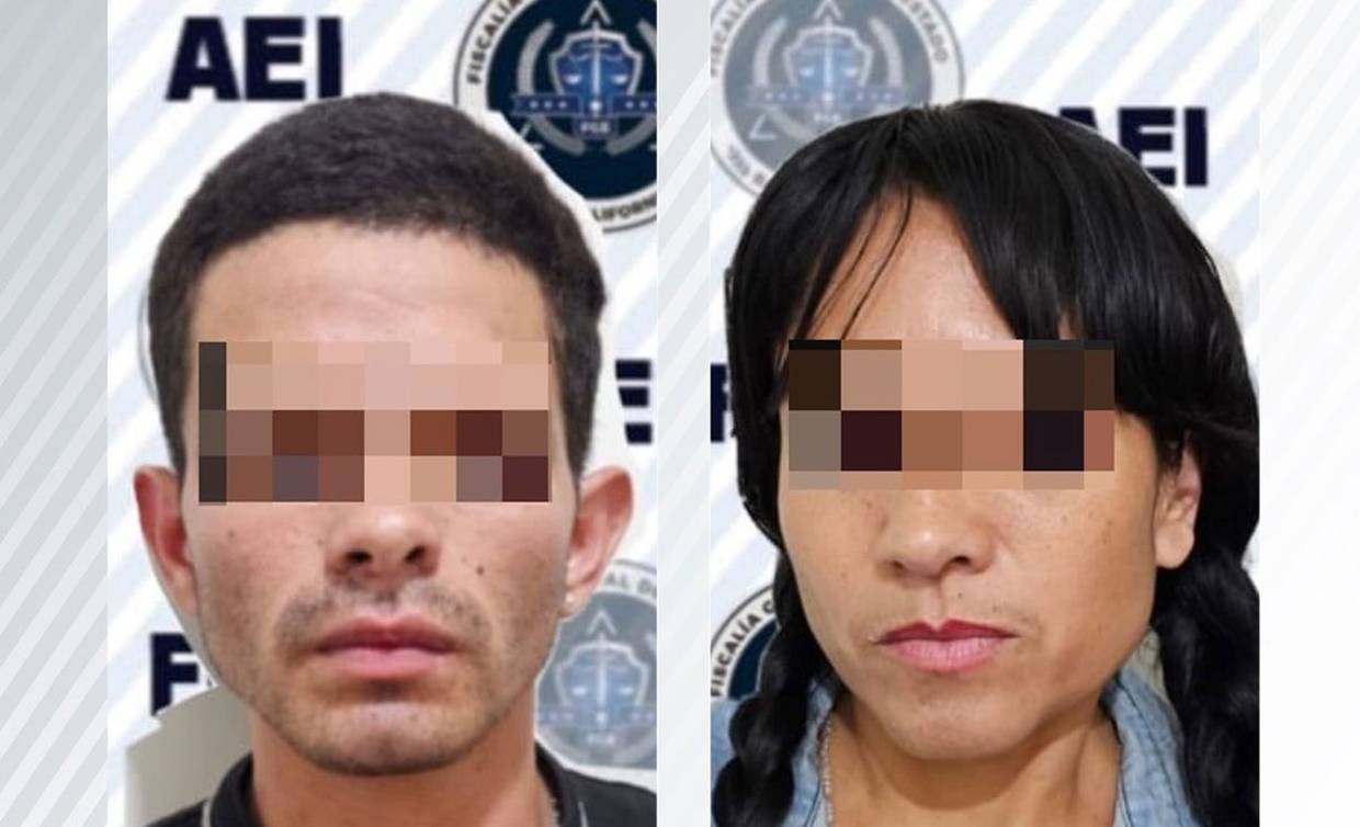 Josué Francisco “N” y Claudia Nayeli “N” es la pareja detenida.