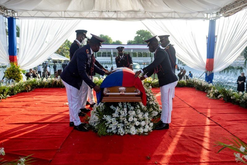Foto de archivo. Funeral del presidente asesinado Jovenel Moise en Cap-Haitien, Haití, 23 de julio de 2021. REUTERS/Ricardo Arduengo