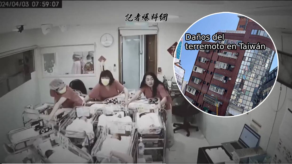 Así fue cómo las enfermeras protegieron a bebés recién nacidos durante el destructivo sismo de 7.2 en Taiwán.