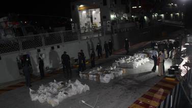 Aseguran más de 2 toneladas de droga en Costas de Baja California  
