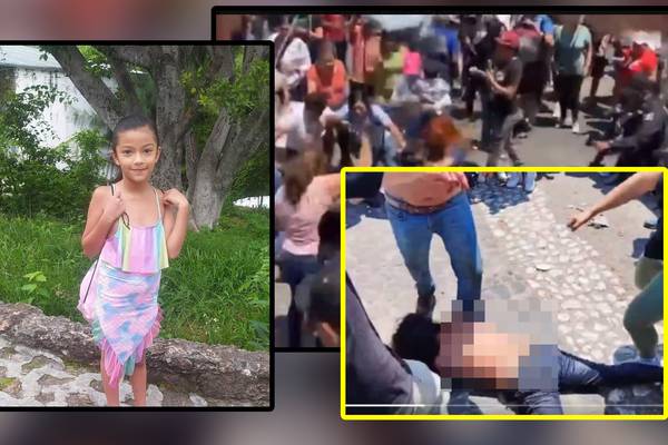VIDEO: Linchan brutalmente a mujer por el asesinato de la pequeña Camila en Guerrero (Imágenes fuertes)