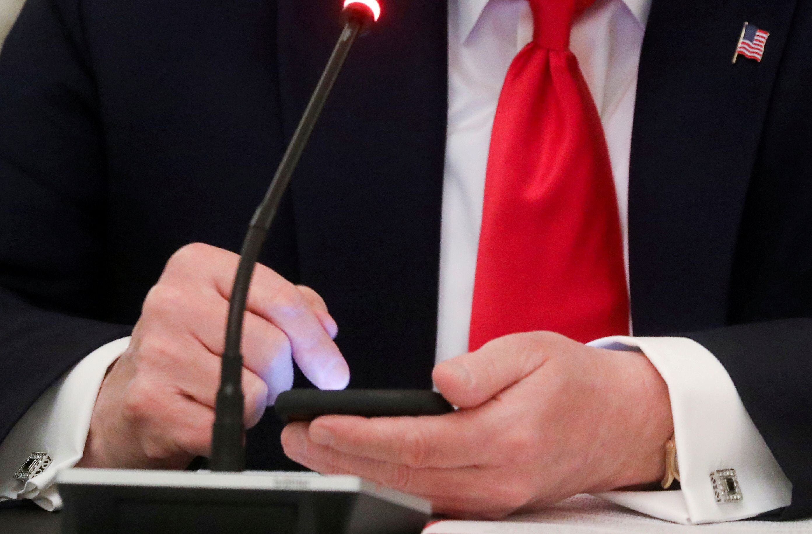 El expresidente de EEUU, Donald Trump, en un evento en la Casa Blanca, Washington, EEUU, 18 junio 2020.
REUTERS/Leah Millis