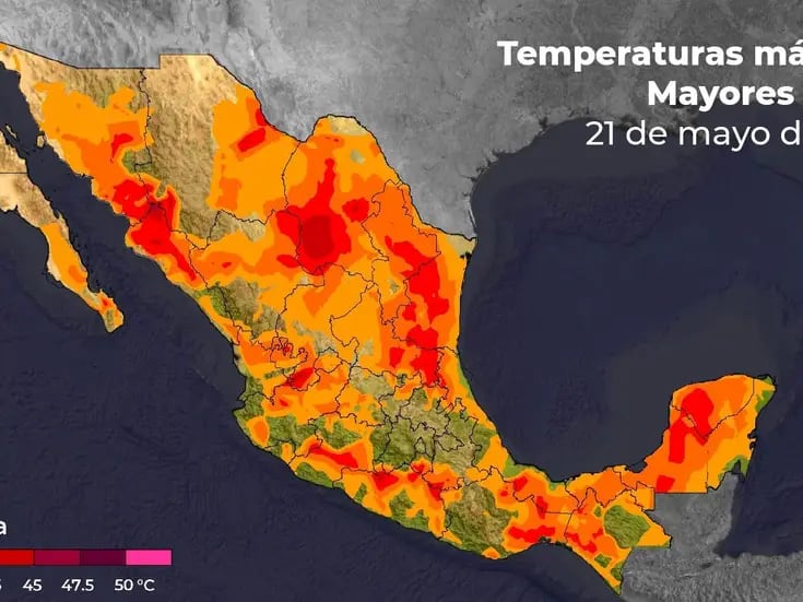 Ola de calor persistirá en México: Estos estados tendrán máximas por arriba de los 40°
