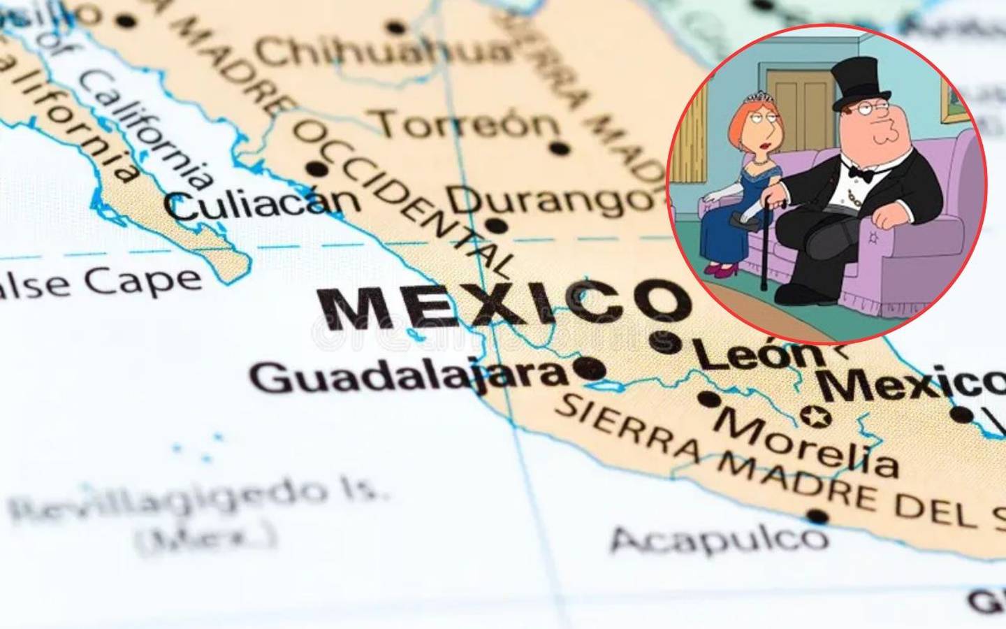 Mapa. México. Clase Media Alta
