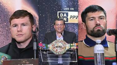 Canelo Álvarez vs John Ryder disputan 4 títulos en una pelea distinta desde el pesaje, según CMB