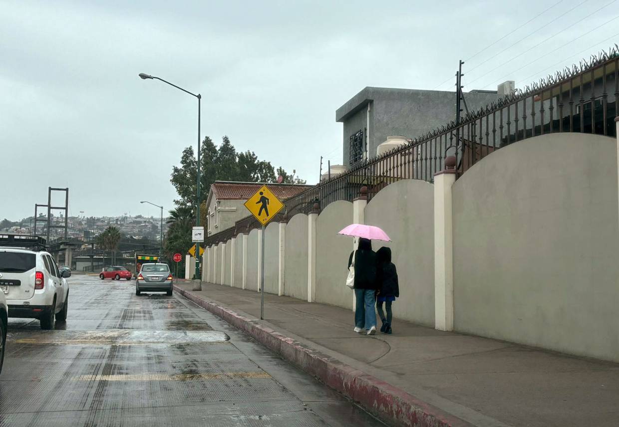 Las lluvias más intensas se registrarán este lunes en Tijuana.
