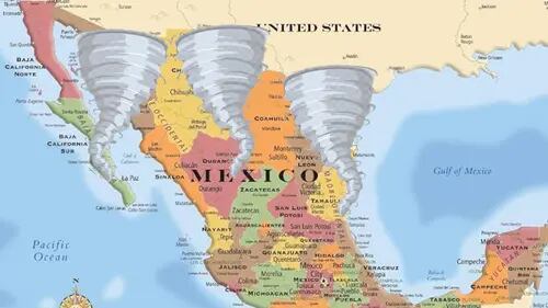 Clima en México: Prevén lluvias en el Golfo y tornados en 3 estados