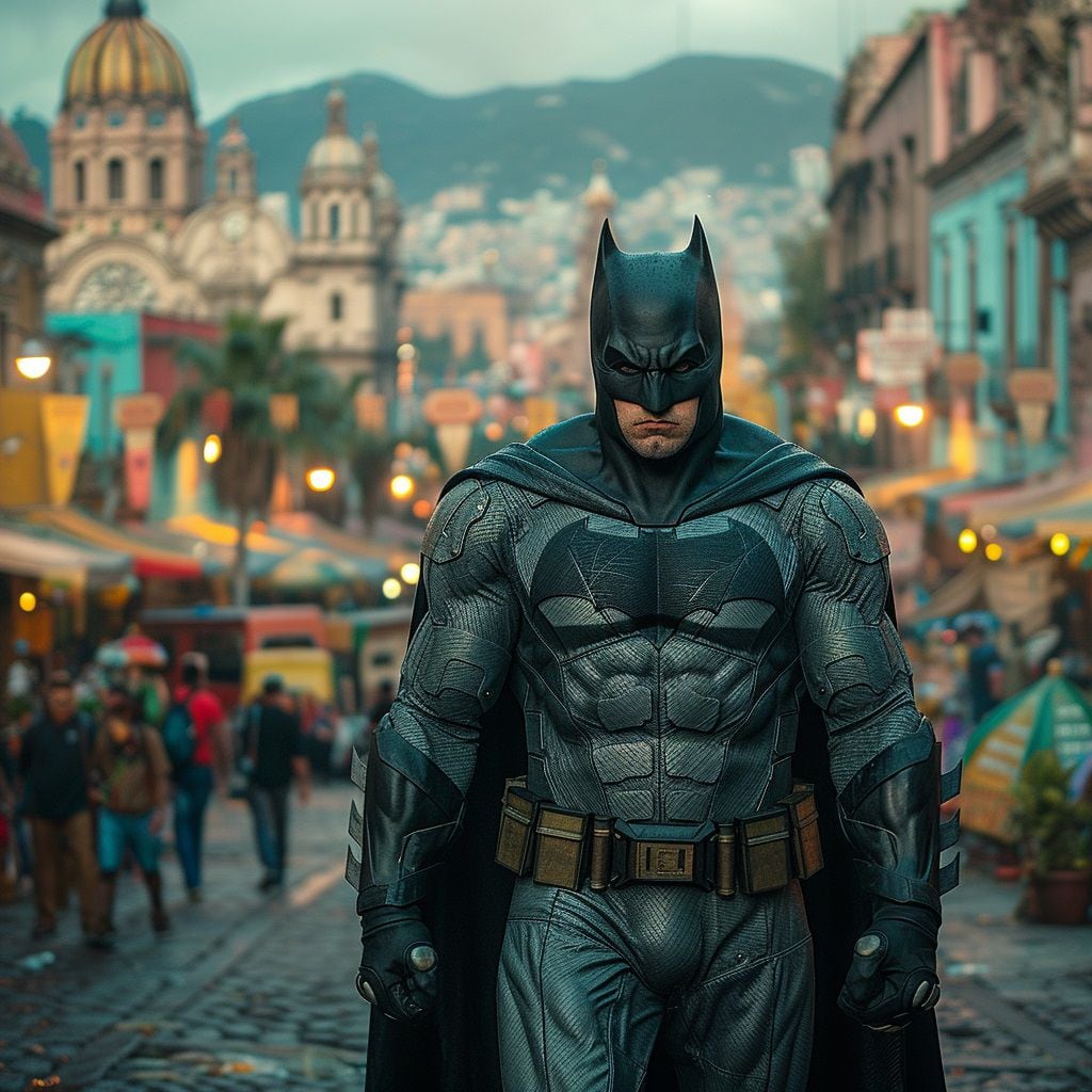 La IA de Midjourney te muestra cómo sería Batman en México: no te pierdas esta increíble imagen