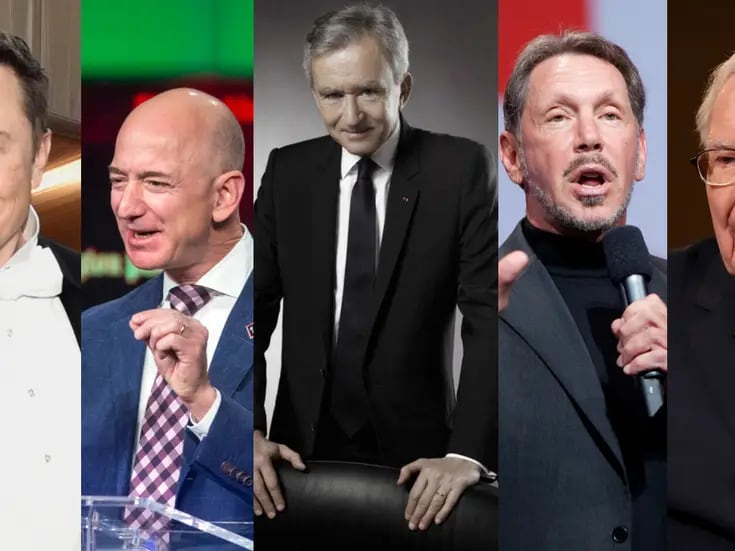 Los 5 hombres más ricos del mundo han duplicado su riqueza desde 2020; Oxfam señala riqueza desmedida y hace un llamado a la acción
