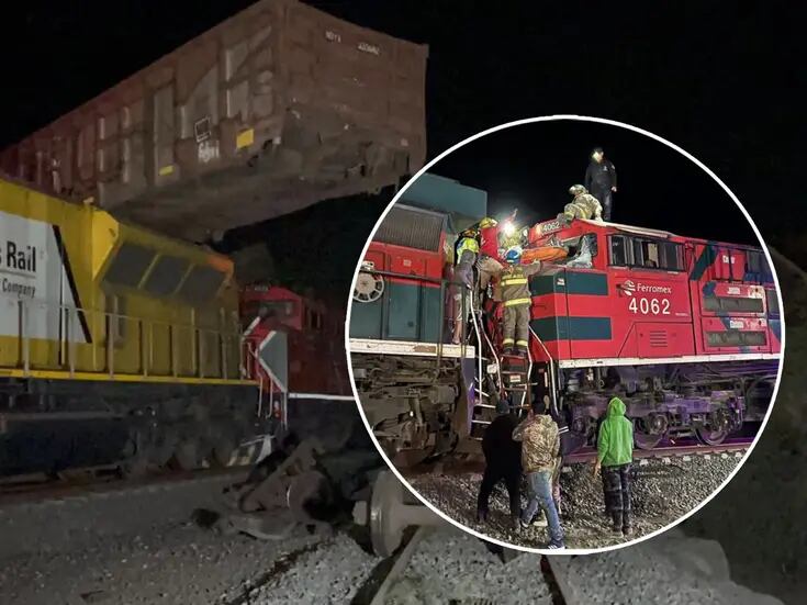 Chocan dos trenes de frente en Jalisco; hay varios lesionados