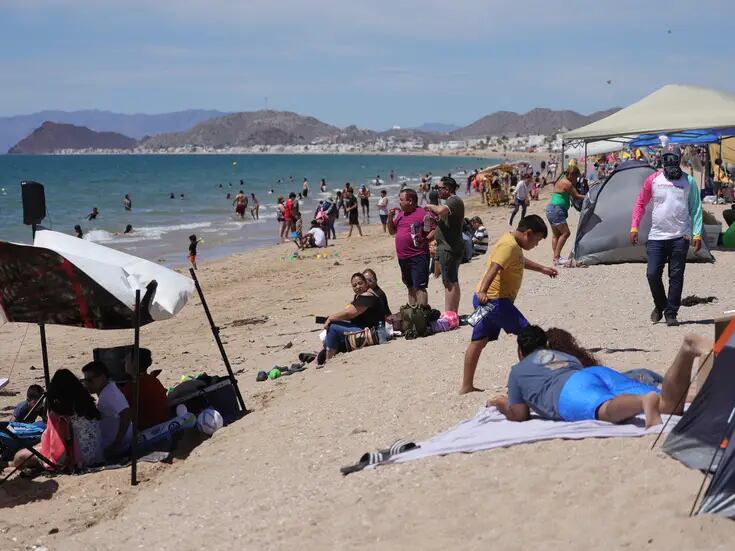 Playas sonorenses registran más afluencia esta Semana Santa