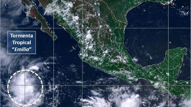 Continúa tormenta ''Emilia'' rumbo a costa de Baja California