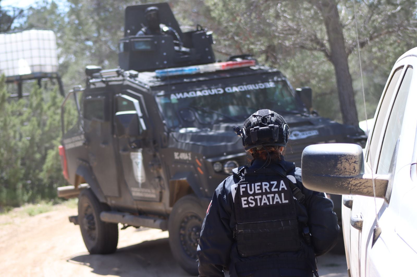 En el operativo participaron elementos de la Fuerza Estatal de Seguridad Ciudadana (FESC).
