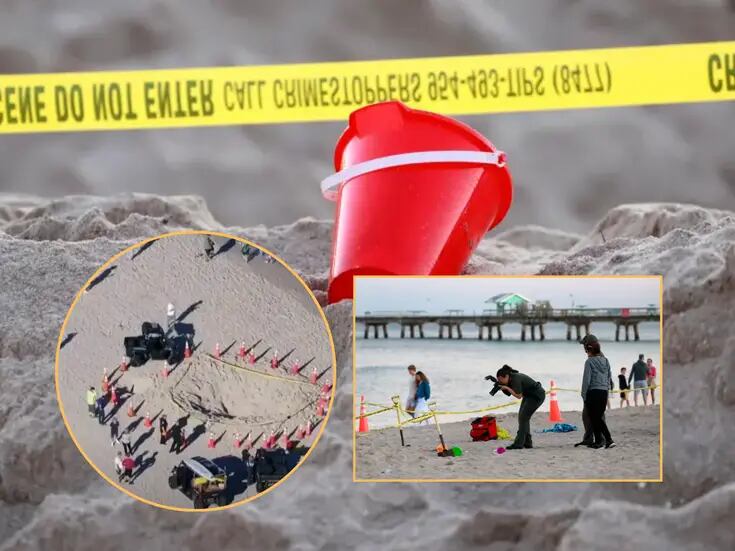 Niña muere al cavar hoyo en playa de Florida; arena colapsó mientras jugaba con otro niño