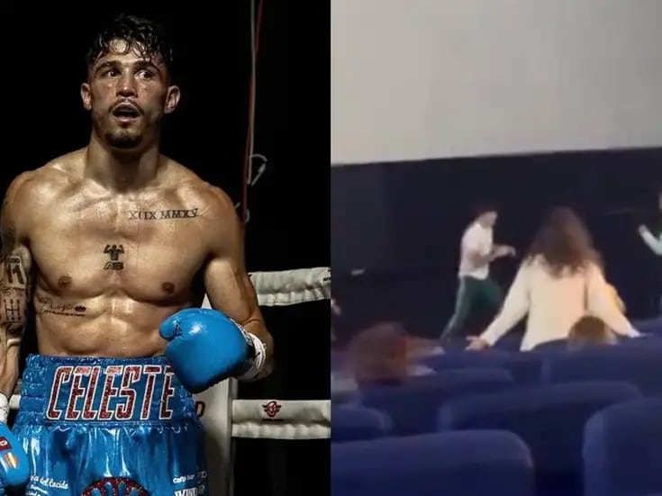 VIDEO: Boxeador español golpea en cine a un maltratador de mujeres