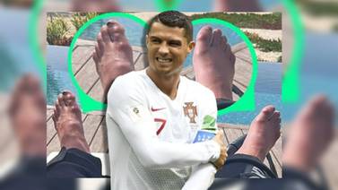 Foto de pies de Cristiano Ronaldo desata sentimientos encontrados y hasta preocupación en redes
