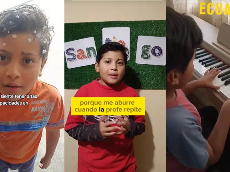 Conoce a Santi: un niño superdotado de Ecuador que ha ganado una enorme popularidad en TikTok