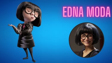 Edna Moda de Los Increíbles: ¿Cómo se vería en la vida real según la IA?