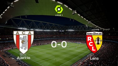 AC Ajaccio y Racing de Lens firman un empate sin goles (0-0)