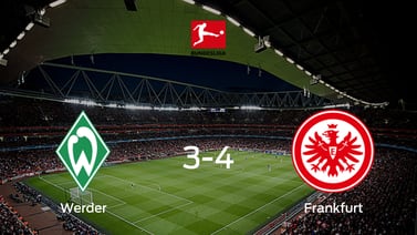 Eintracht Frankfurt vence 4-3 en casa de Werder Bremen