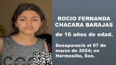 Buscan a Rocío Fernanda, adolescente de 16 años desaparecida en Hermosillo, Sonora