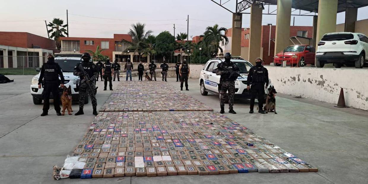 Decomiso de droga | FOTO Policía de Ecuador