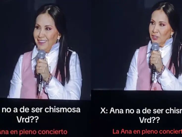 Ana Gabriel interrumpe su concierto para preguntar por ‘La Gilbertona’