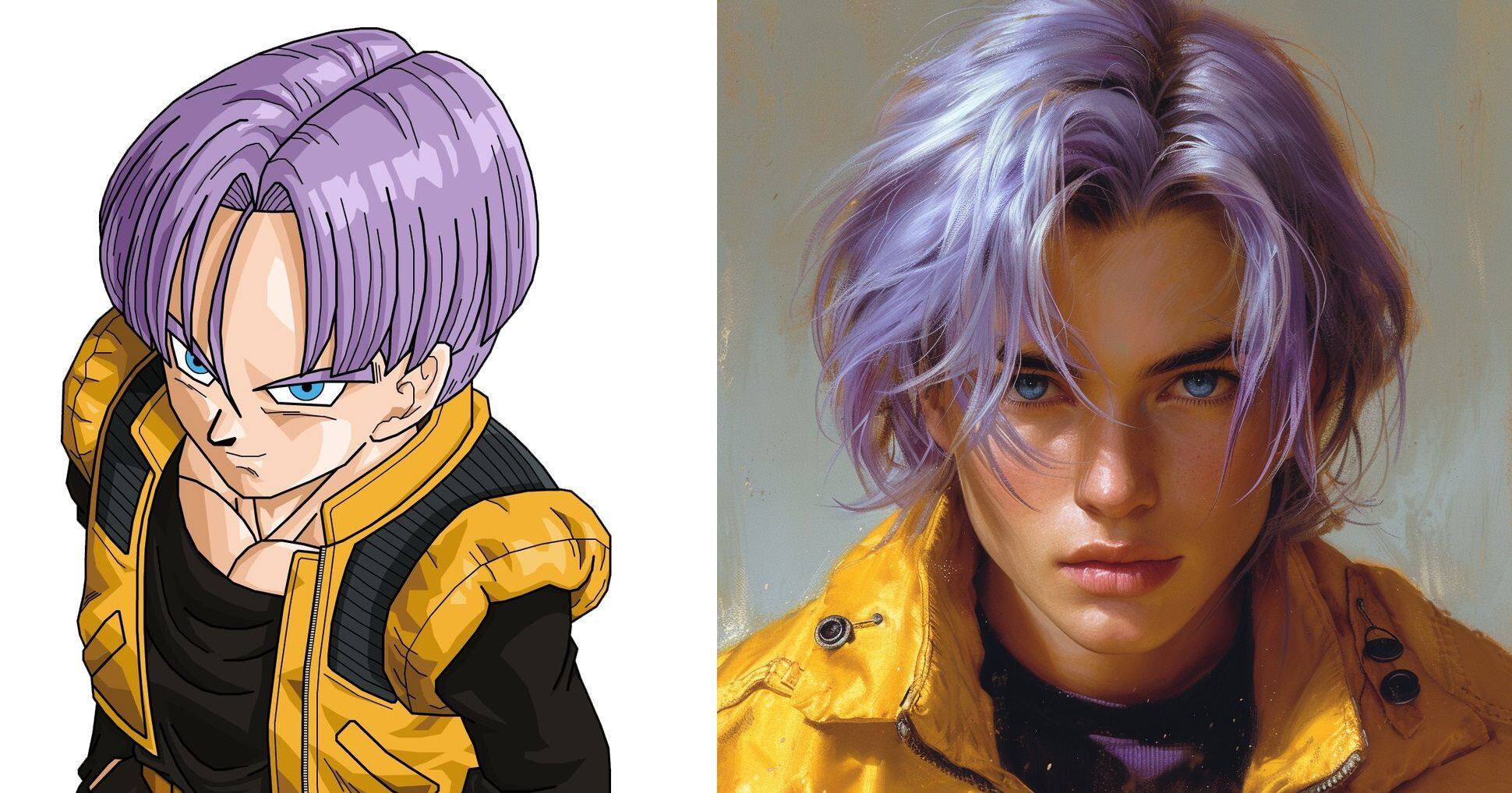 Así de atractivo se vería Trunks de Dragon Ball en la vida real según