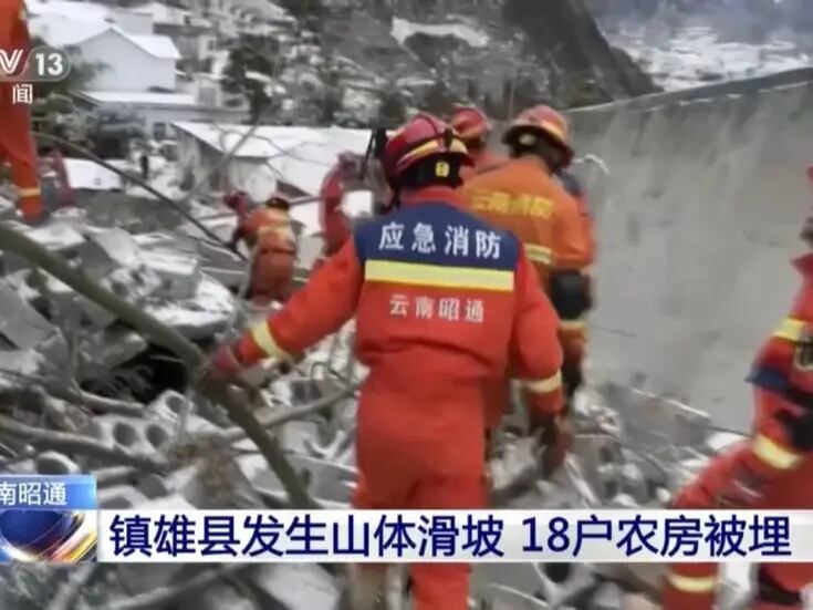 China: Al menos 47 personas quedaron sepultados tras deslizamiento de tierra