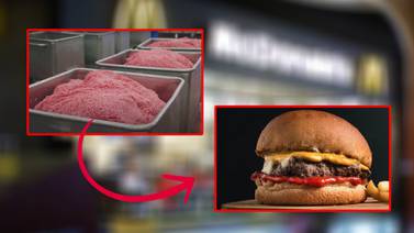 ¿Sí es carne de vaca? Así es como McDonald's fabrica sus hamburguesas