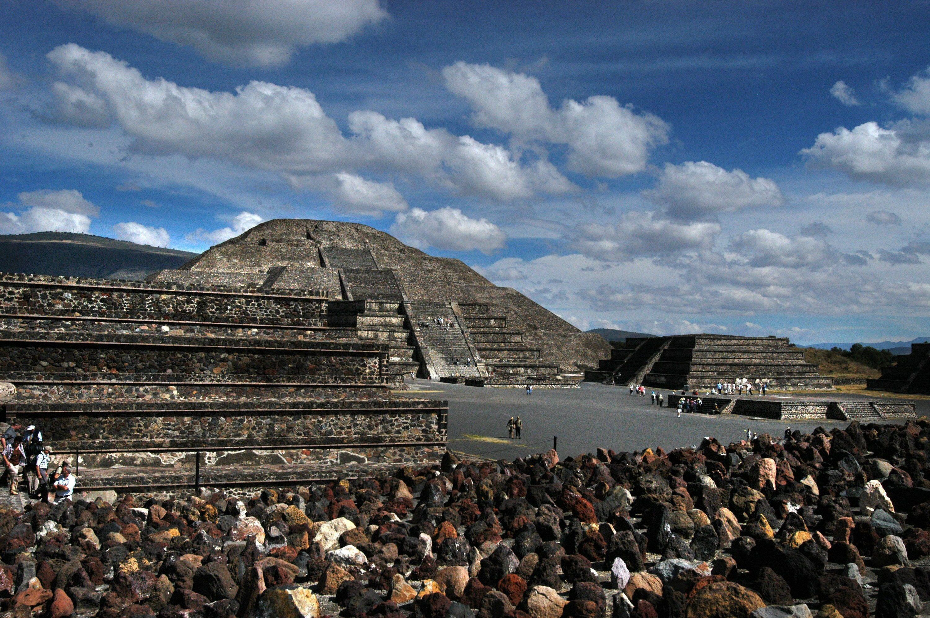 Vista general de las pirámides de Teotihuacán, México. EFE/Mario Guzmán/Archivo
