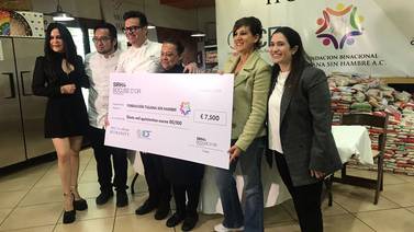 Donan chefs 7,500 euros a ‘Tijuana Sin Hambre’