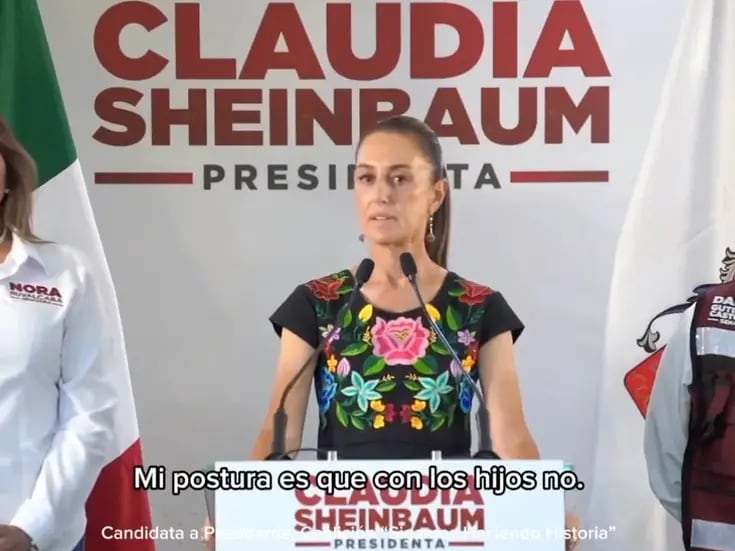 Claudia Sheinbaum rechaza la politización de la familia en campañas electorales  