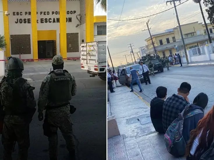 Encuentran ganada en preparatoria de Reynosa; evacuan a 159 estudiantes