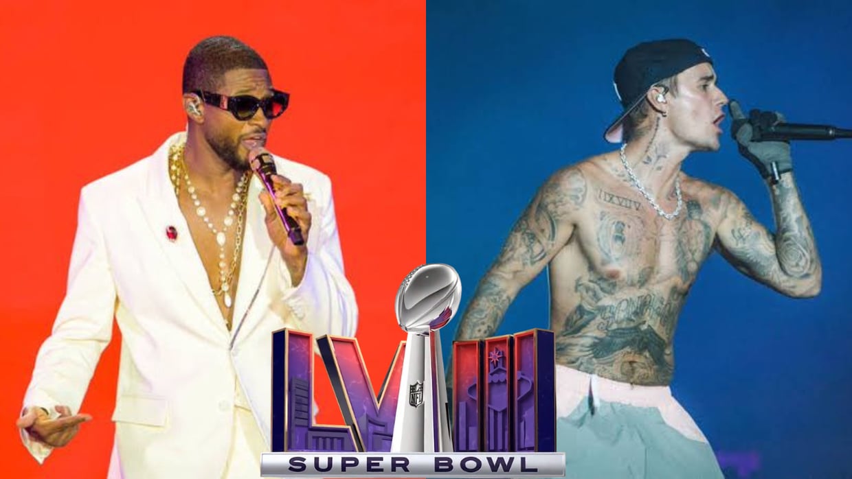 NFL: Usher contactó a Justin Bieber para participar en el Show de Medio Tiempo en el Super Bowl LVIII