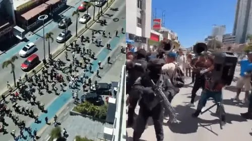 Músicos de Mazatlan llevan la fiesta a las calles de la ciudad en protesta ante la prohibición de tocar en playa