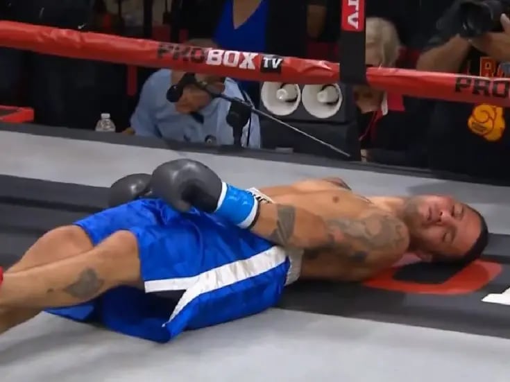 VIDEO | Boxeador argentino sufre brutal KO que terminó por enviarlo al hospital