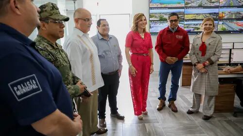 Refuerza gobernadora Marina del Pilar seguridad en San Felipe con arranque de operaciones del C5