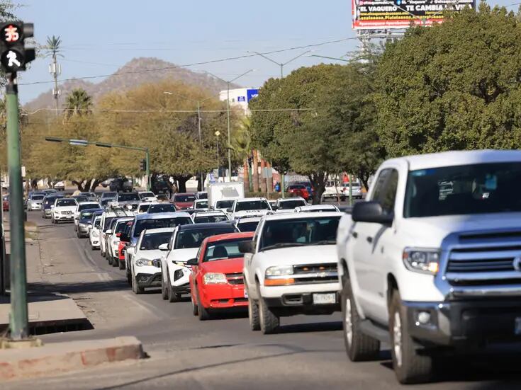 ¿Hay aumento de tráfico en Hermosillo? Se registra en promedio un auto por cada 1.6 habitantes y esta es la razón