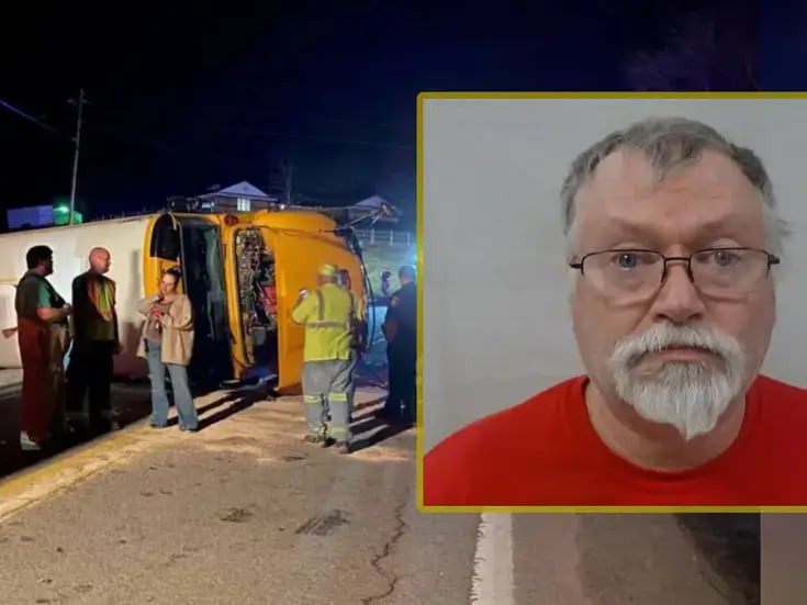 Conductor de autobús escolar ebrio vuelca el vehículo lleno de niños en West Virginia